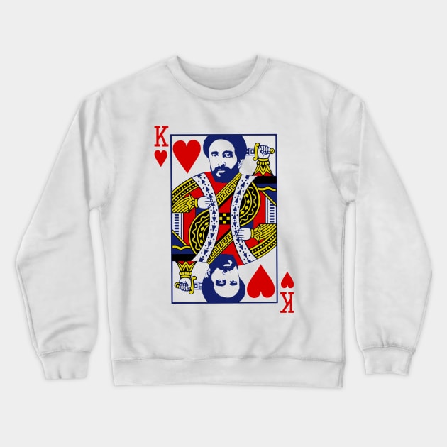 King of Heart Crewneck Sweatshirt by clingcling